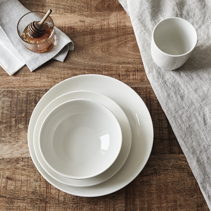 Mix & Match servies set, 4-delig, crème uit de Collection