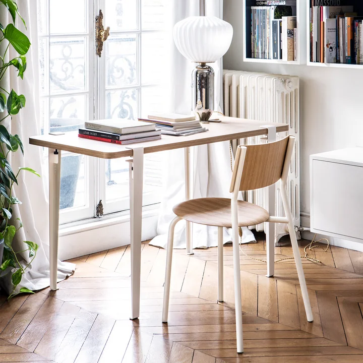 De SSD stoel, eiken, TipToe van TipToe als bureaustoel bij het NOMA bureau