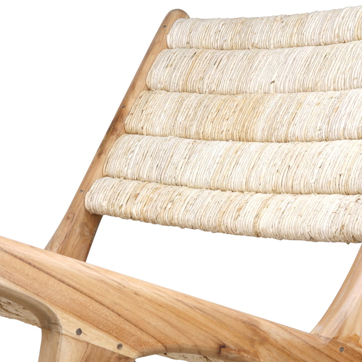 HKliving - Abaca Lounge Chair, natuurlijk