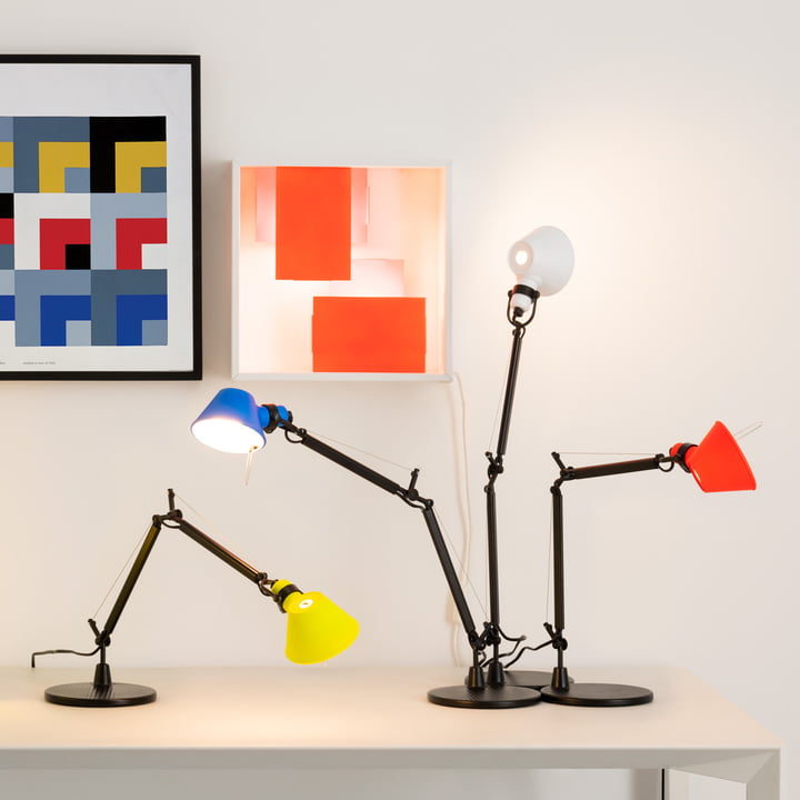 Tolomeo Micro Bicolor tafellamp van Artemide in ensemble