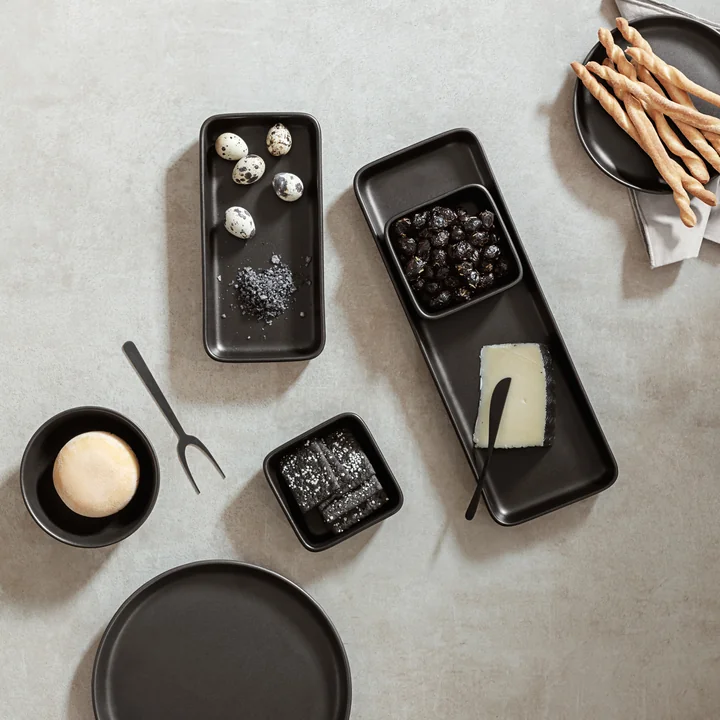 De Nordic Kitchen serveerschalen van Eva Solo in combinatie