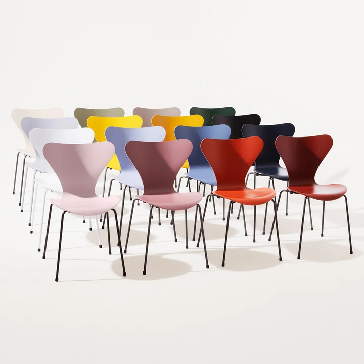 Serie 7 stoel Sense of Colour van Fritz Hansen