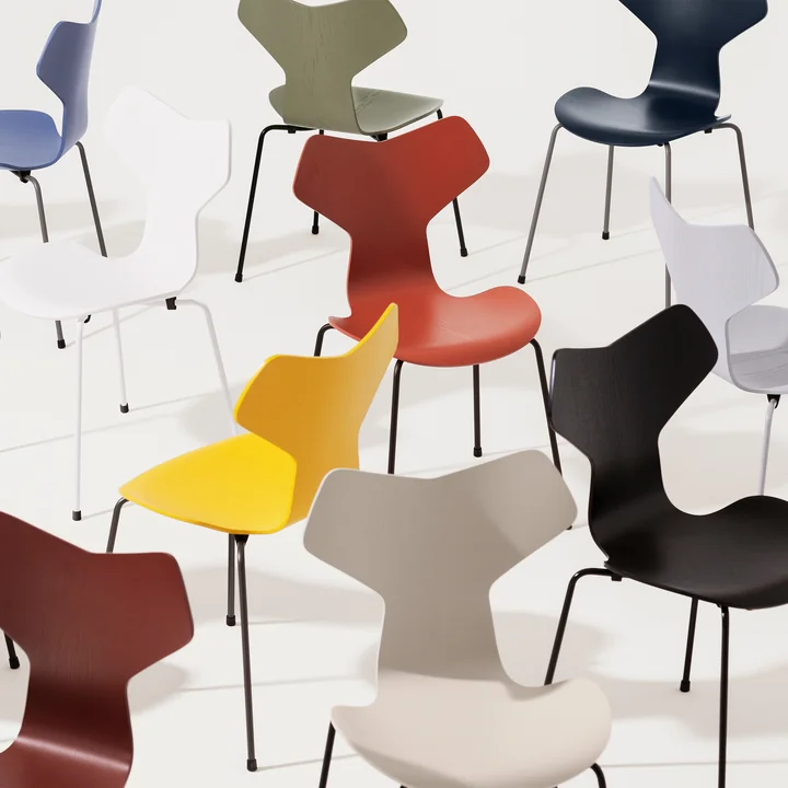 Grand Prix stoel Sense of Colour van Fritz Hansen