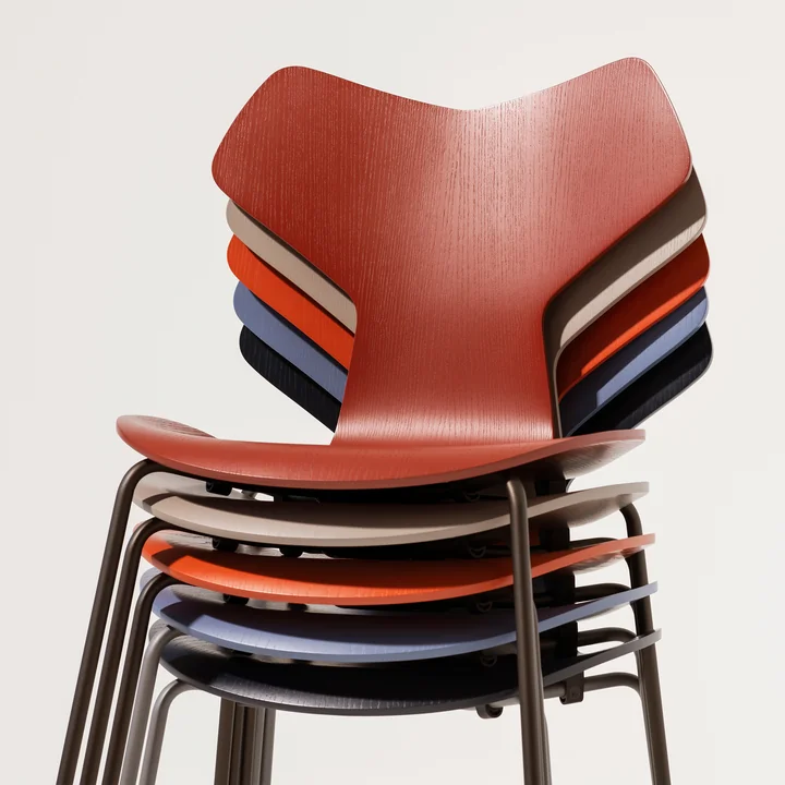 Grand Prix stoel Sense of Colour van Fritz Hansen