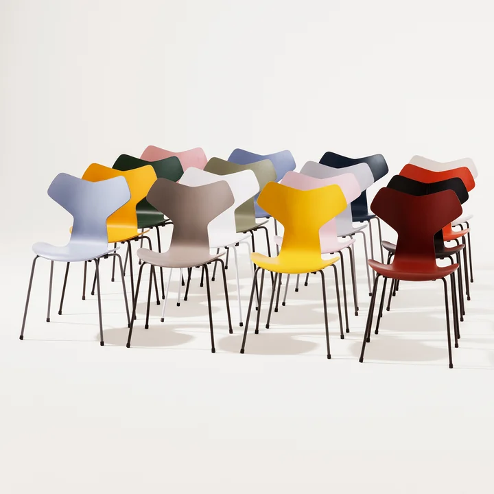 Grand Prix stoel Sense of Colour van Fritz Hansen
