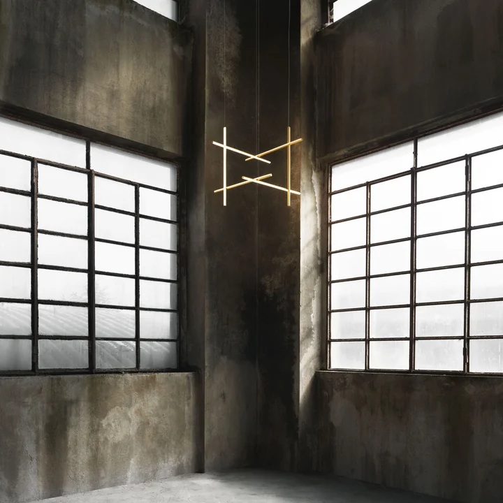 De Coordinates LED pendelarmatuur in de ruimte