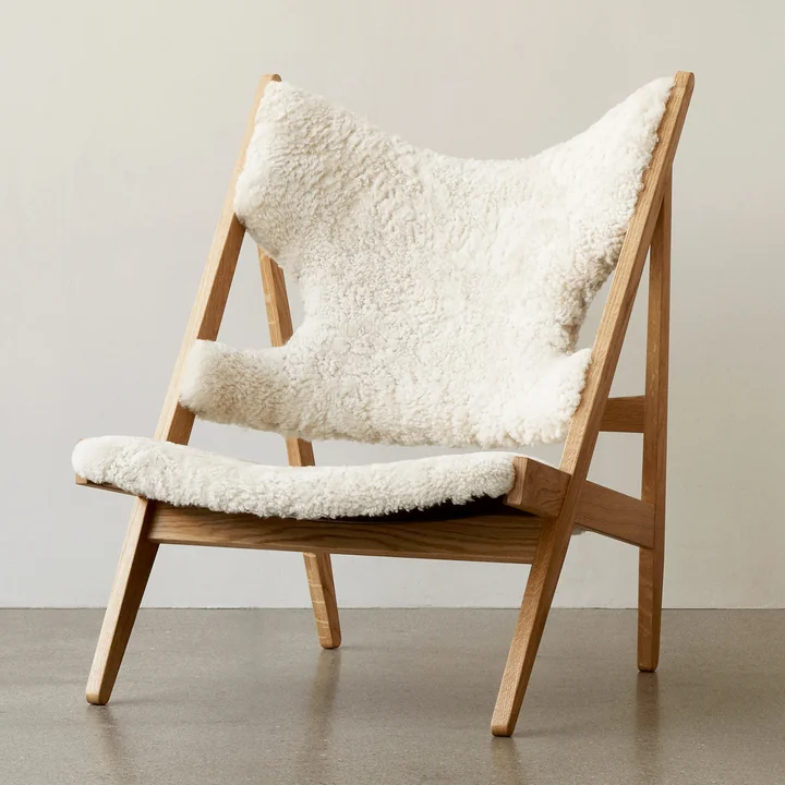 Knitting Chair Schapenvacht van Audo