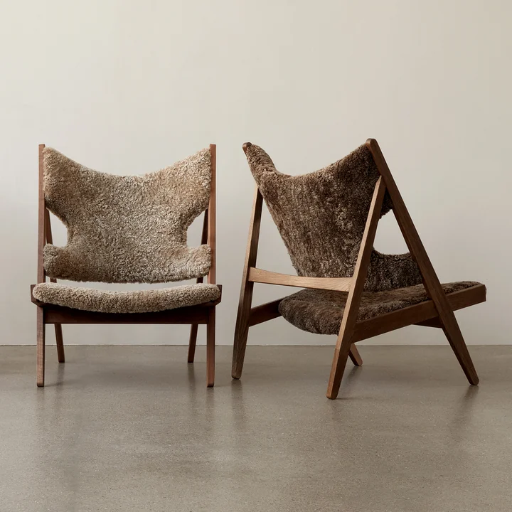Knitting Chair Schapenvacht van Audo