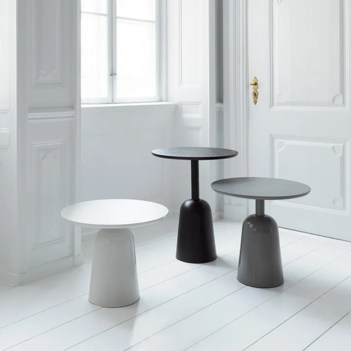 De Turn salontafel van Normann Copenhagen in zijn verschillende kleuren