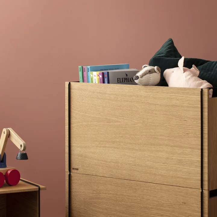 De stapelbare opbergdoos van Moebe