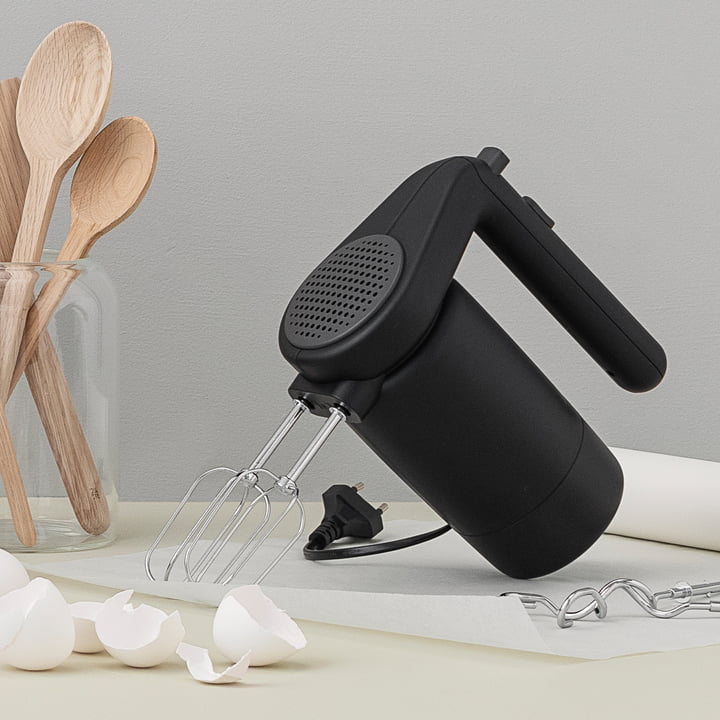 De handmixer Foodie van Rig-Tig by Stelton in zwart