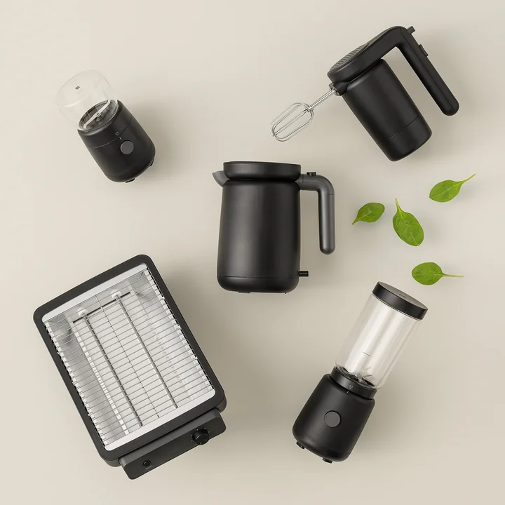 De Foodie keukenapparatuur van Rig-Tig by Stelton in het zwart