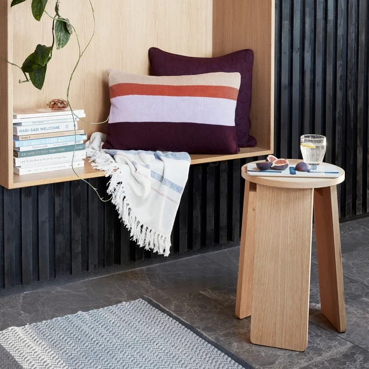 Comfortabele leeshoek in Scandinavische stijl