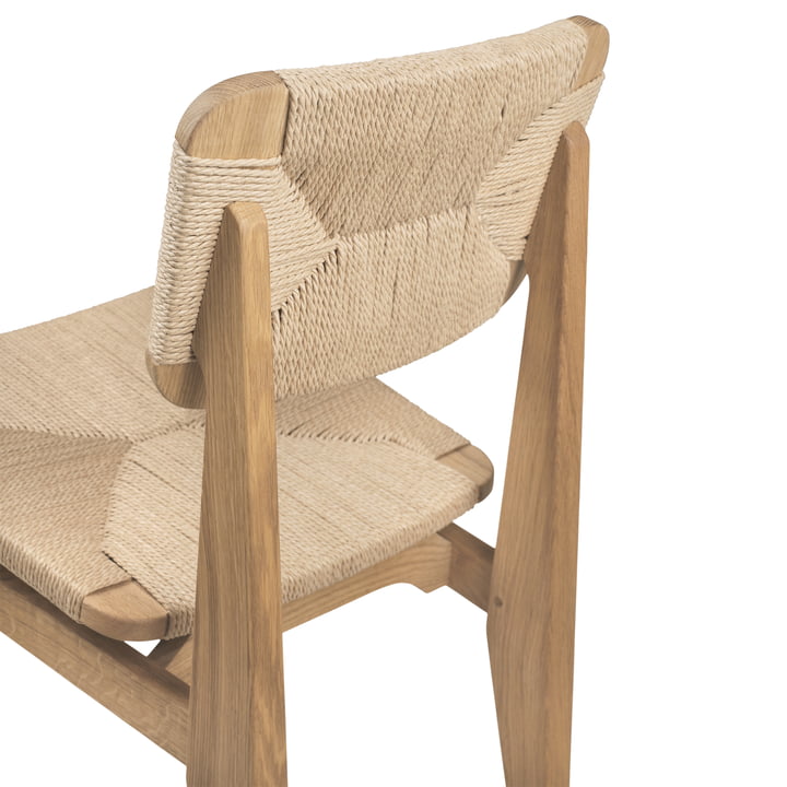 De C-Chair Dining Chair Paper Cord Voorzitter door Gubi