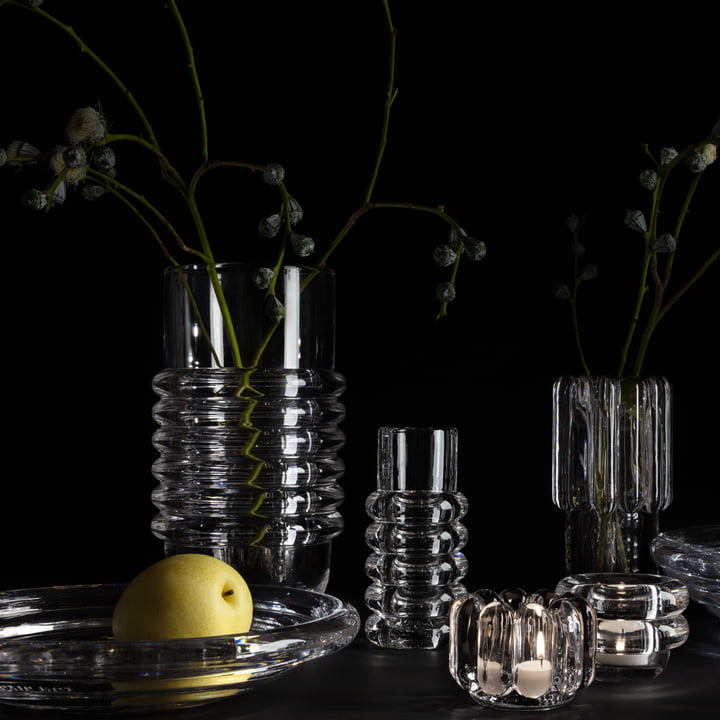 Massieve glasstukken van Tom Dixon : De Press serie