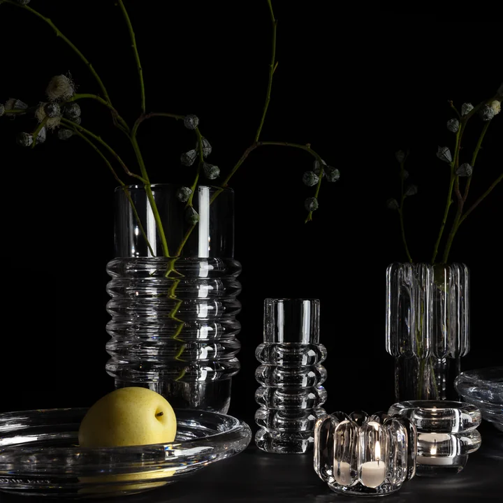 Massieve glasstukken van Tom Dixon : De Press serie