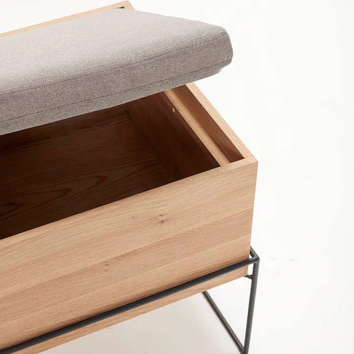 Comfortabel zitten tijdens het opbergen van voorwerpen