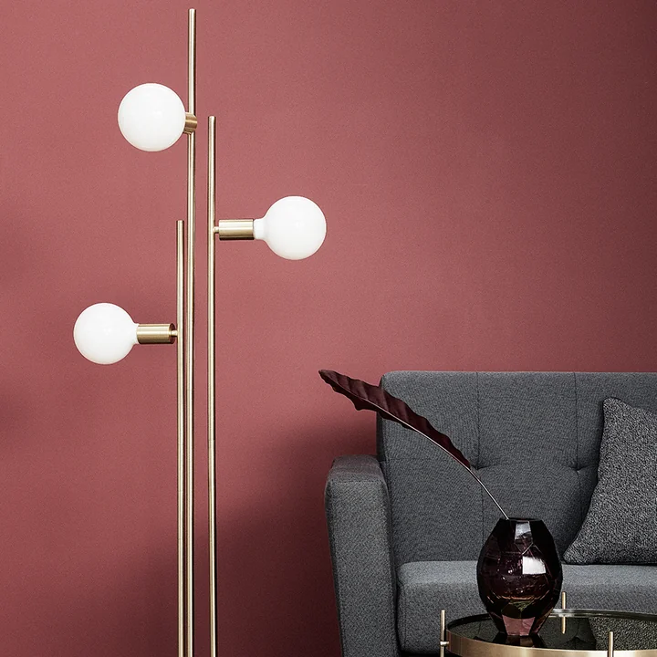 3-light vloerlamp van Hübsch Interieur
