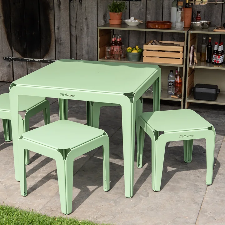 Weltevree De gebogen serie met logo in reliëf