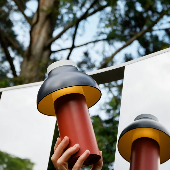 Draagbaar designlampje met oplaadbare batterij