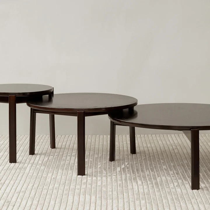 De Passage Lounge tafels van Audo vormen samen een mooie formatie