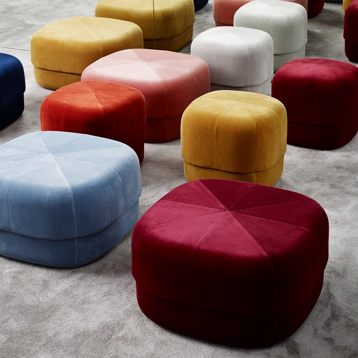 Moderne versie van de traditionele poef: Circus Pouf by Normann Copenhagen