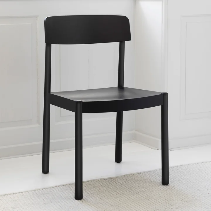 De Timb stoel van Normann Copenhagen is de essentie van de stoel.