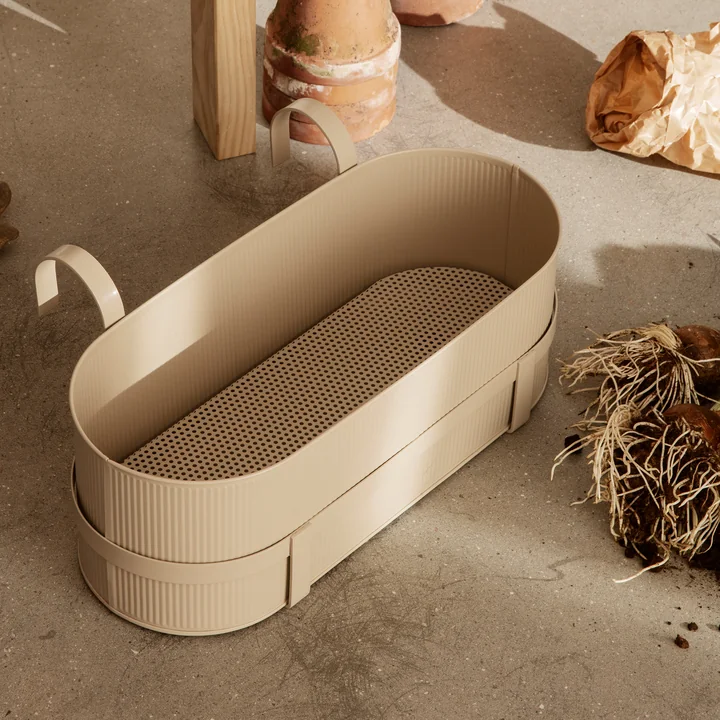 Balkonbak in zacht beige - Cashmere