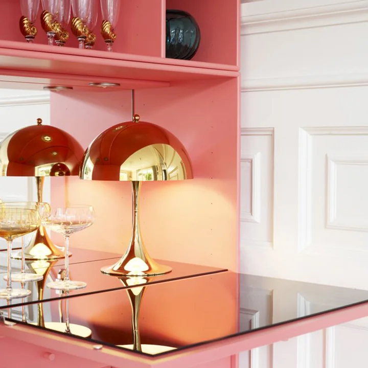 Legendarische tafellamp van Verner Panton