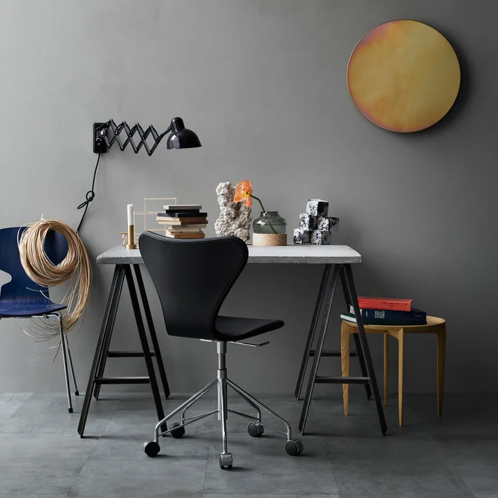 Serie 7 bureaustoel van Fritz Hansen