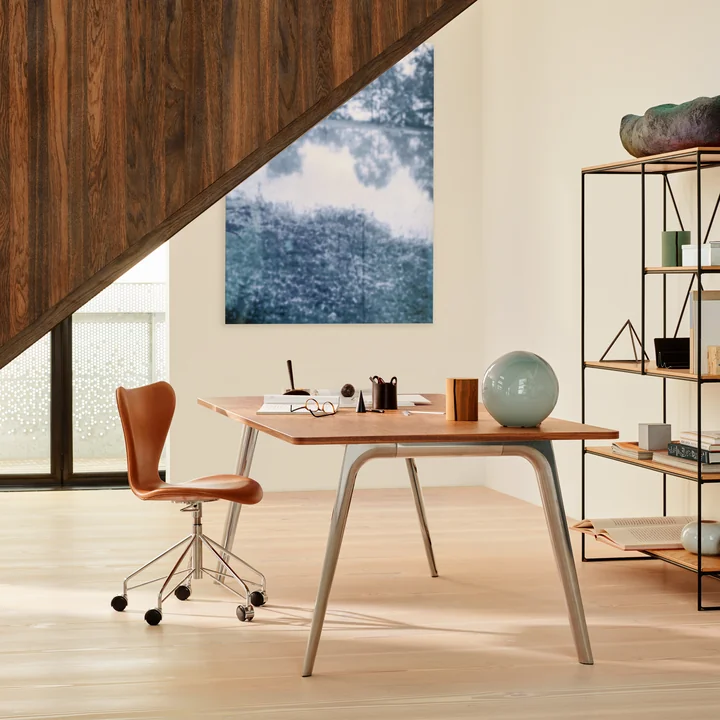 Serie 7 bureaustoel van Fritz Hansen
