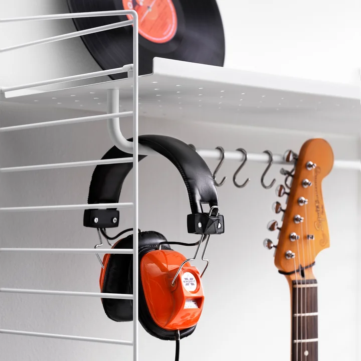 String S Haken voor metalen planken van roestvrij staal (set van 5)