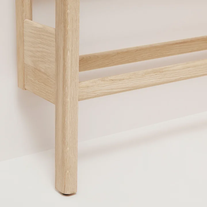 Schoenrek om tegen de muur te leunen