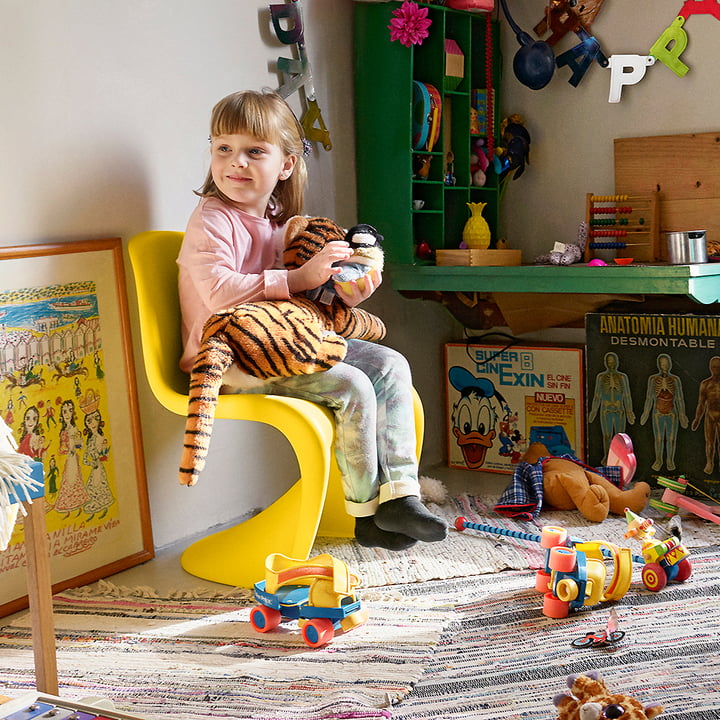 De Panton Junior Stoel in de kinderkamer