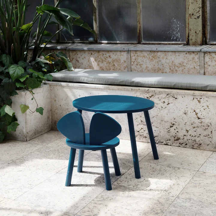 Mouse Kinderstoel en Mouse Kindertafel van Nofred