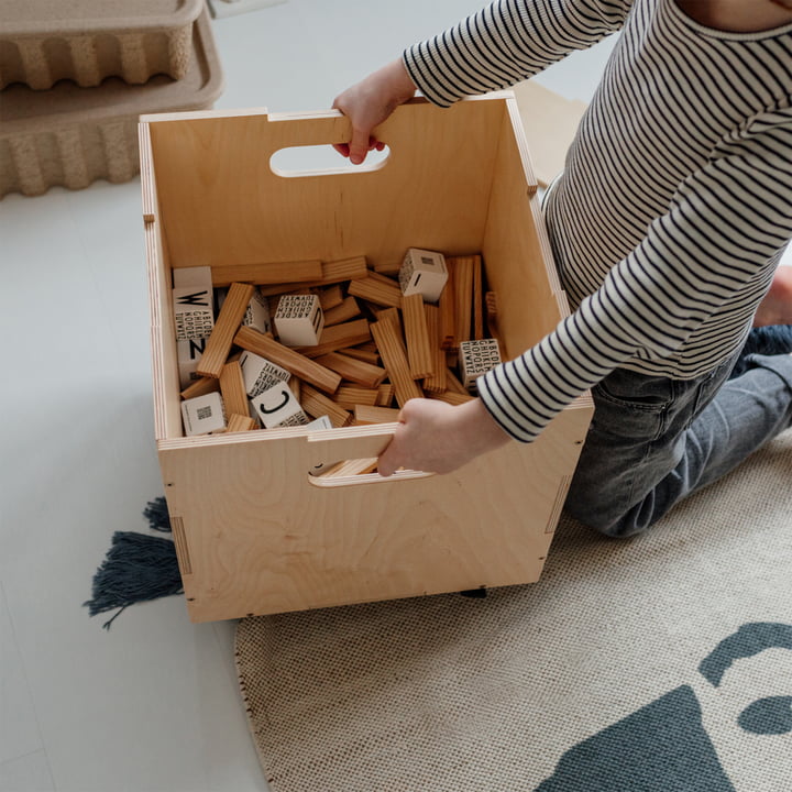 De Cube opbergdozen van Nofred in de kinderkamer