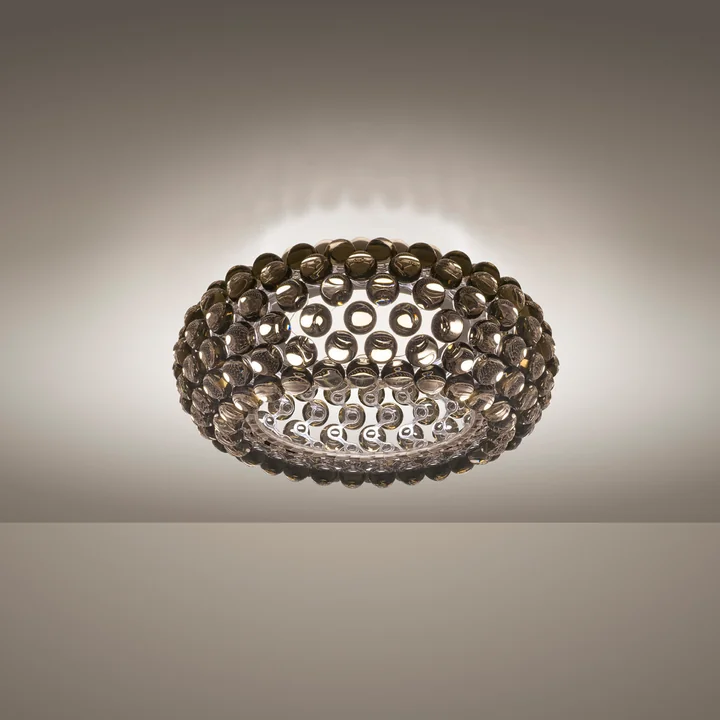 Caboche Plus Soffitto LED plafondlamp van Foscarini in grijs