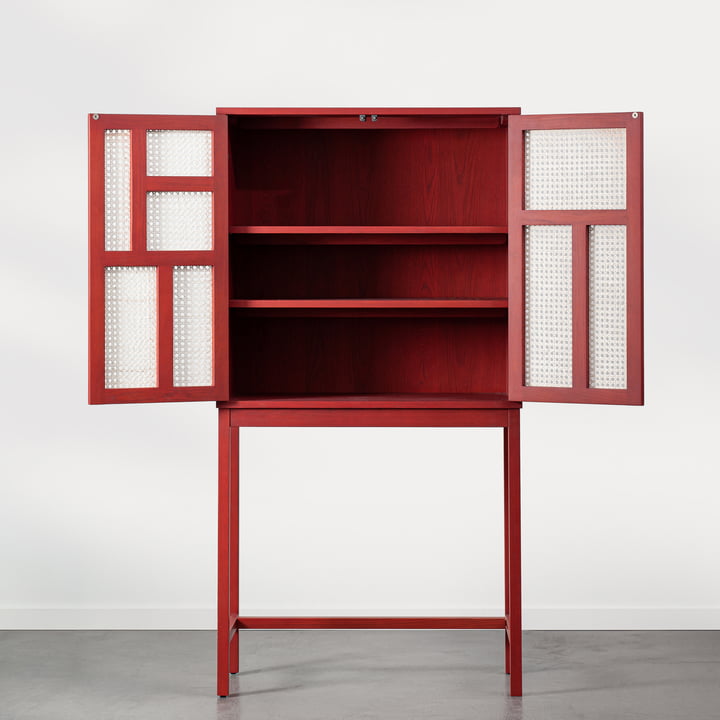 Air Kast van Design House Stockholm in rood