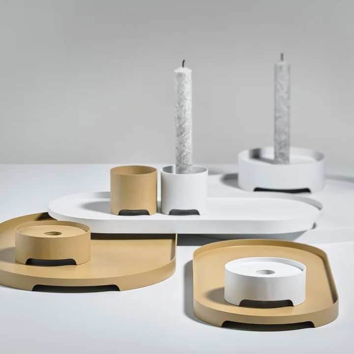 Het metalen dienblad Singles is functioneel, veelzijdig en decoratief