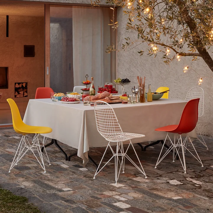 Harmonisch combineren stoelen van Vitra
