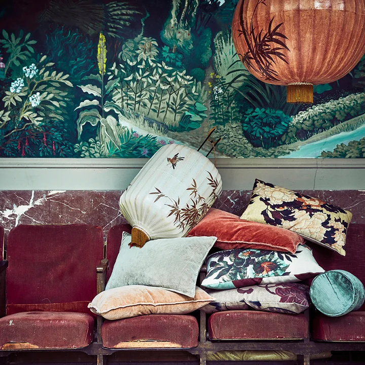 De Kyoto / Tokyo kussens van HKliving zijn geïnspireerd door Japanse invloeden.