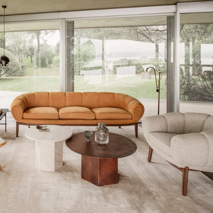 Epic Steel Coffee Table van Gubi