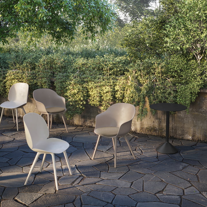 Beetle en Bat Dining Stoel Outdoor by Gubi