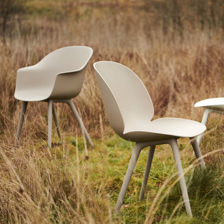 Beetle en Bat Dining Stoel Outdoor by Gubi