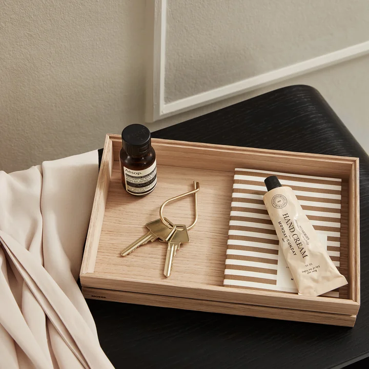 Messing sleutelhanger van Moebe