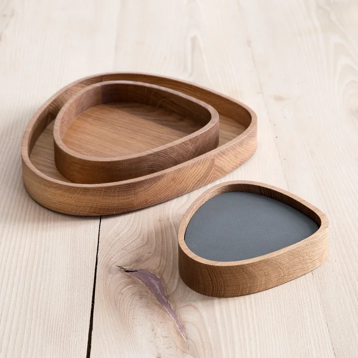 Wood Box Curve van Lind DNA in gerookte eik