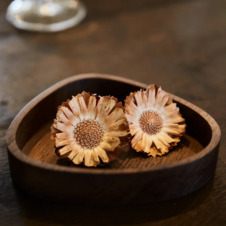 Wood Box Curve S 12,5 x 14 cm van Lind DNA in gerookte eik