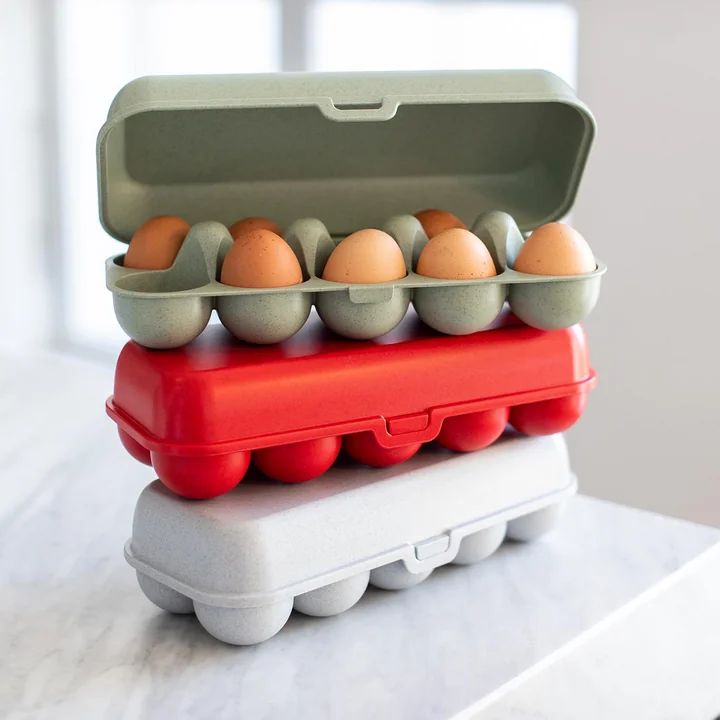 Eggs to go Herbruikbare eierhouder van Koziol