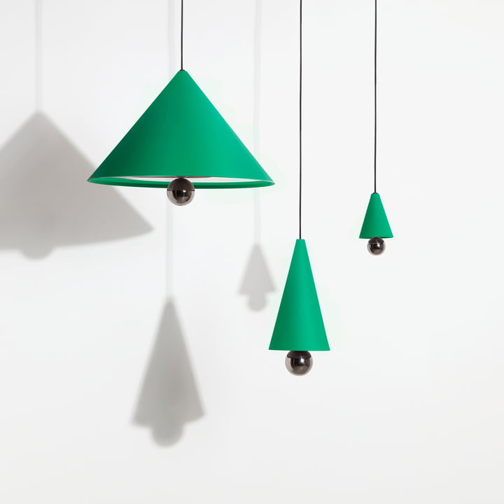 Cherry LED-hanglamp van Petite Friture in mintgroen