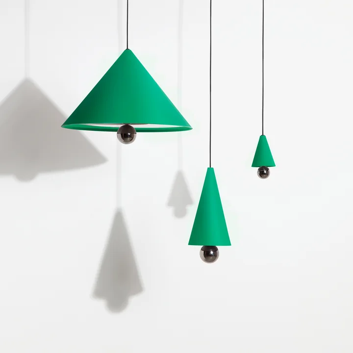 Cherry LED-hanglamp van Petite Friture in mintgroen